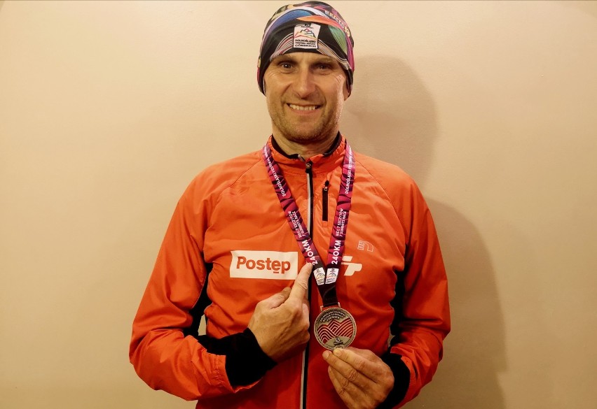 Jan Parzybut wziął udział w 240 kilometrowym biegu