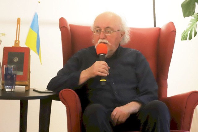 Ukraiński pisarz, Jurij Wynnyczuk, był gościem 44 Radomskiej Wiosny Literackiej. Więcej na kolejnych zdjęciach.