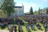 Rozpoczęcie sezonu motocyklowego w Dębowcu. Pielgrzymka do Sanktuarium Matki Bożej Saletyńskiej