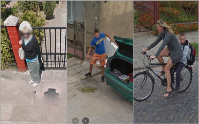 Mieszkańcy Raciążka w obiektywie Google Street View