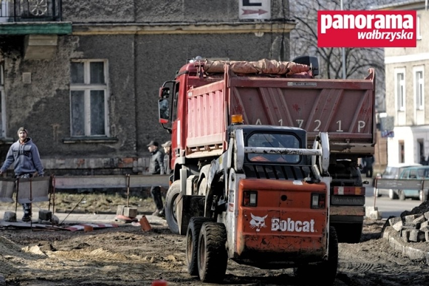 Przebudowa pl. Na Rozdrożu w Wałbrzychu