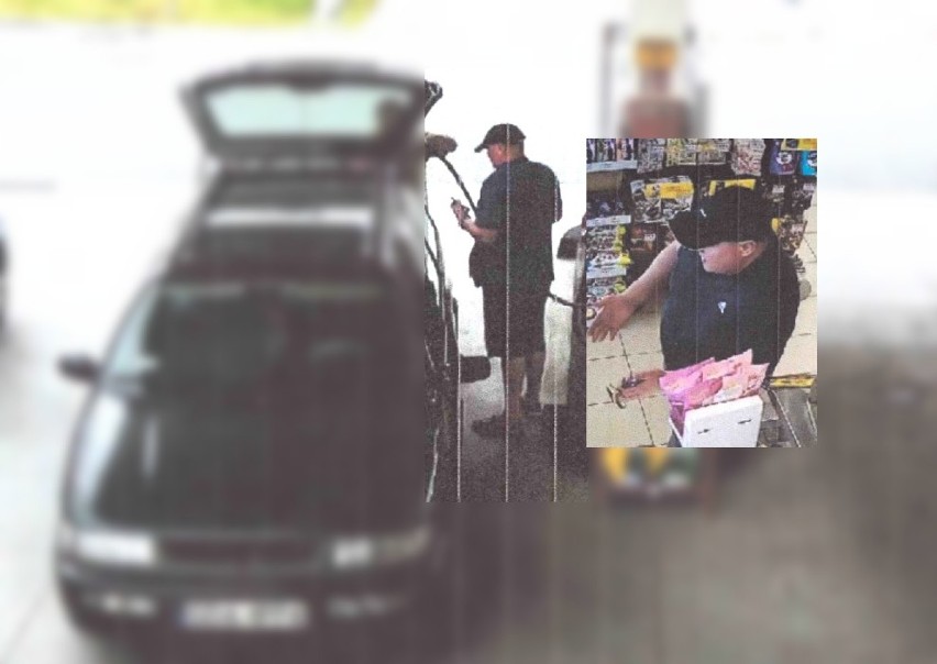 Policjanci publikują wizerunek podejrzewanego o kradzież mężczyzny
