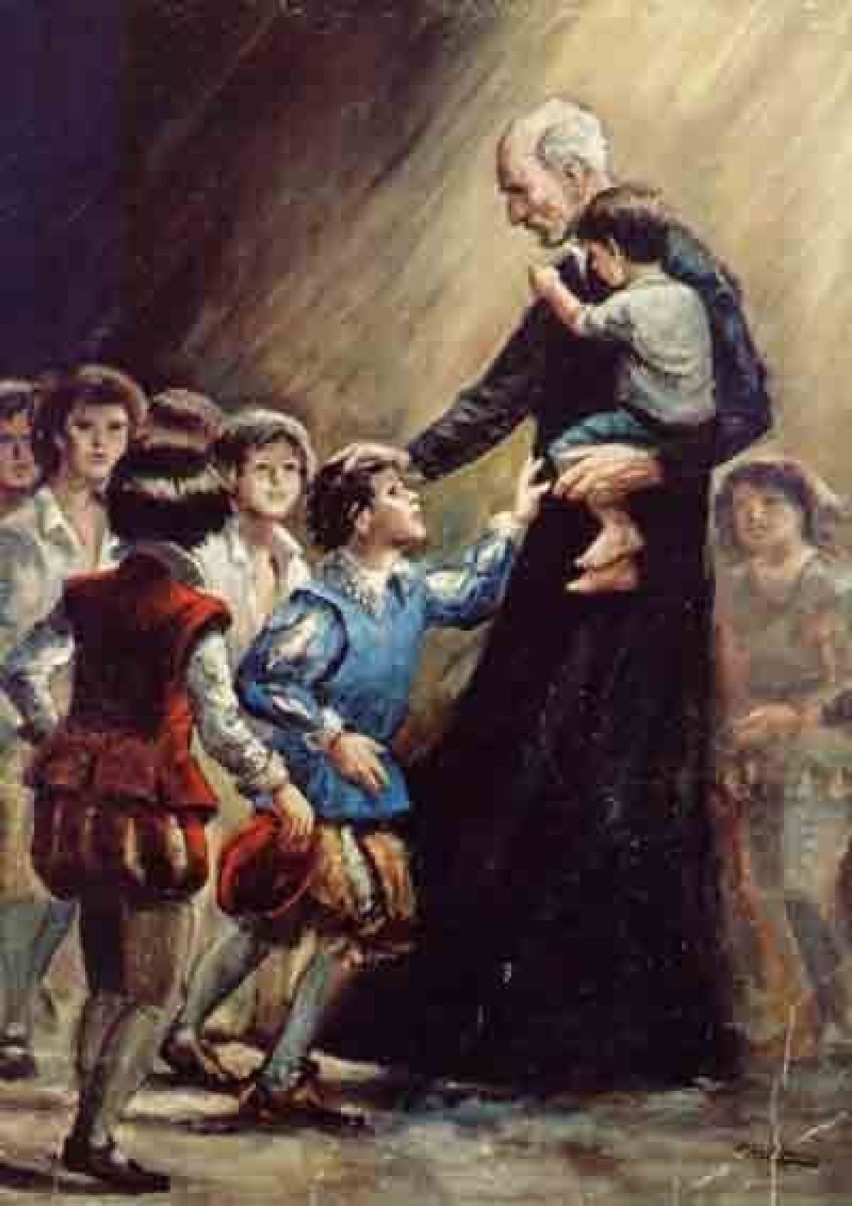 Św. Józef Kalasancjusz wśród dzieci