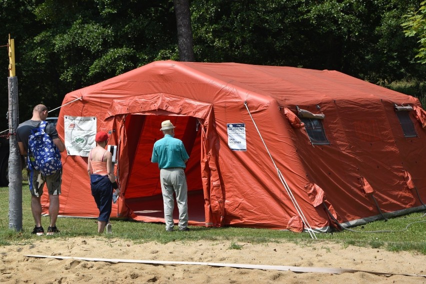 Na terenie gminy można się było też zaszczepić w mobilnym...