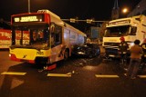 Wrocław: Poważny wypadek na ul. Na Ostatnim Groszu (ZDJĘCIA)