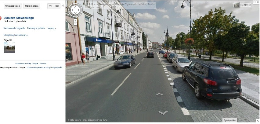 Zwiedź Piotrków w Google Street View