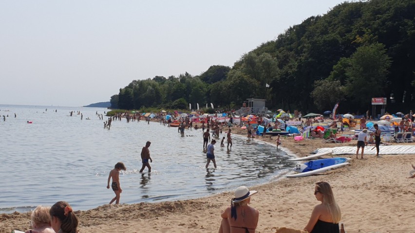 Plaża i wypoczynek w Pucku - 9 sierpnia 2020