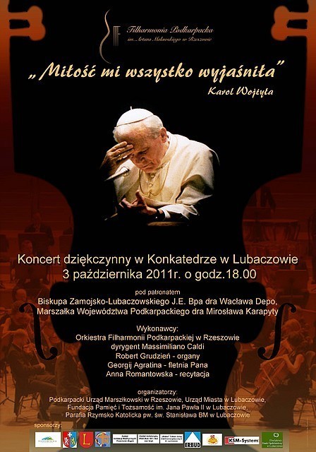Koncert dziękczynny za beatyfikację Jana Pawła II