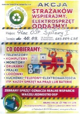 Kraśnik. Oddajmy elektrośmieci strażakom - akcja zbierania elektrosprzętu