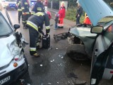 Dwie kraksy i dwie osoby ranne w okolicach Grudziądza