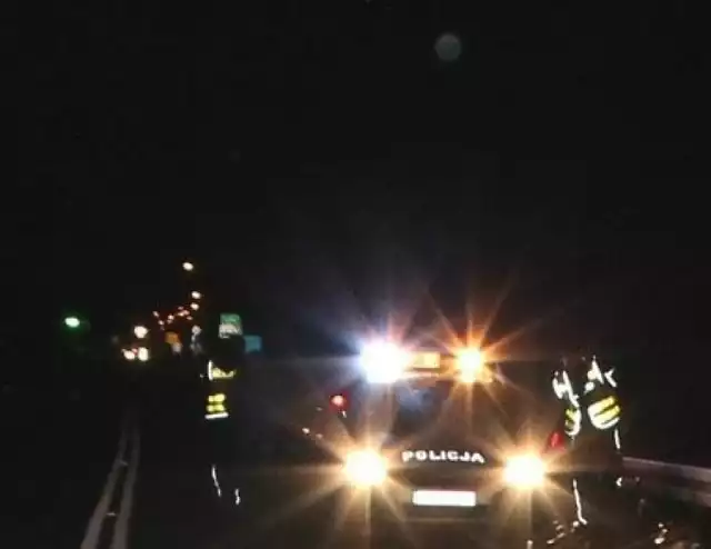 Minionej nocy służby dwukrotnie interweniowały w gminie Trzebinia w związku ze zdarzeniami na drogach