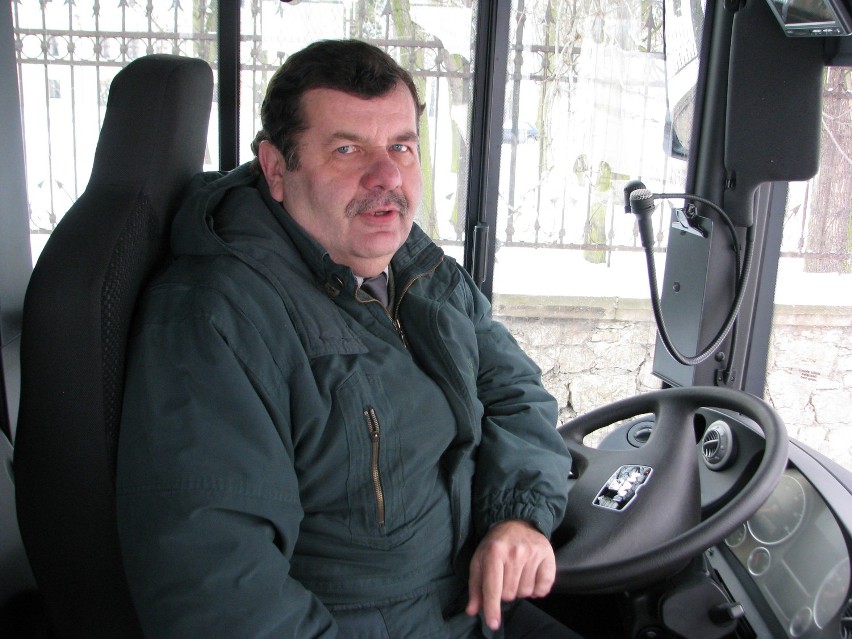 Waldemar Berez jest jednym z pierwszych kierowców PKM-u,...