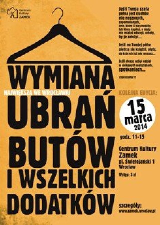 Wymiana ubrań wrocław - artykuły | Wrocław Nasze Miasto