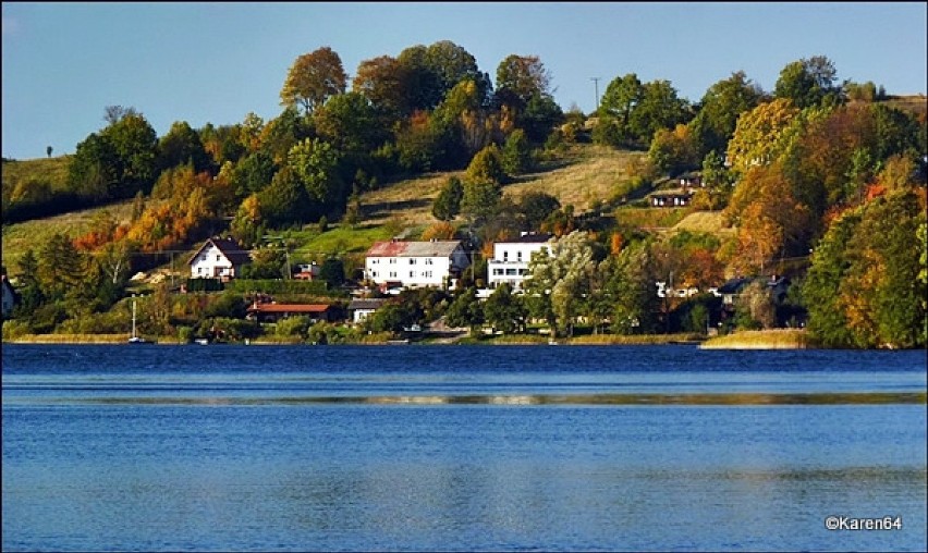 Jezioro Ostrzyckie jesienią