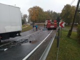 Wypadek w Buszkowie pod Bydgoszczą. Zderzyły się dwa auta [zdjęcia od Czytelniczki]