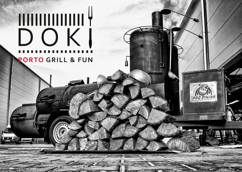 Grillowa lokomotywa przy Porto Radomsko. Wkrótce otwarcie Doki Porto grill & fun