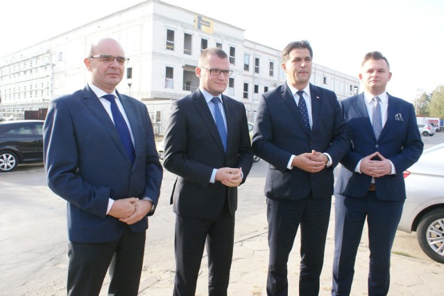 Minister Paweł Szefernaker w Kaliszu i budowa nowej komendy policji