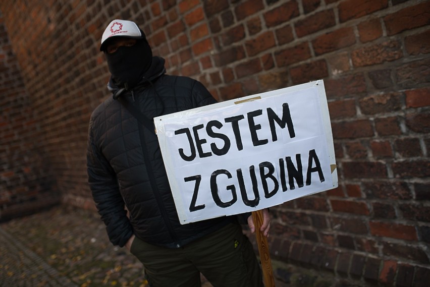 W sobotę 6 lutego kolejny protest w Lubsku. Na zdjęciach...