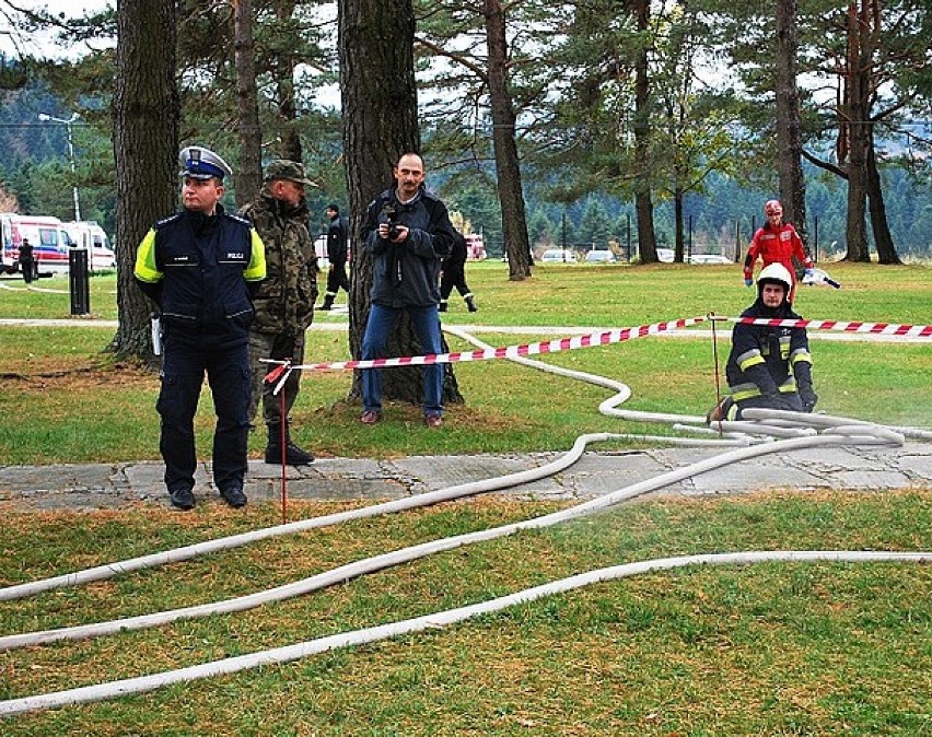 Policjanci ćwiczyli w Arłamowie [ZDJĘCIA]