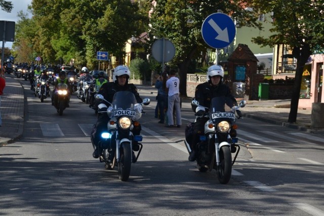 Parada motocykli przez ulice Sztumu jest bardzo widowiskowym elementem Dni Ziemi Sztumskiej