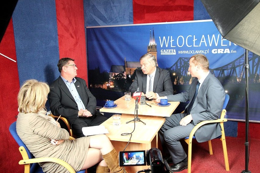Debata z udziałem Andrzeja Pałuckiego, prezydenta Włocławka