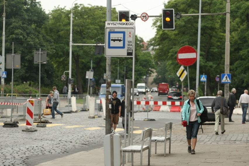 Wrocław: Remont Nowowiejskiej i Wyszyńskiego (MAPA, OBJAZDY, ZDJĘCIA)