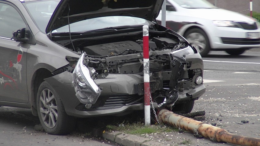 Wypadek w Kaliszu. Zderzenie aut na alei Wojska Polskiego