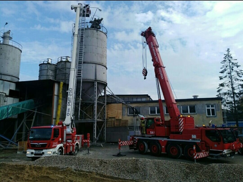 Śmiertelny wypadek w Kolbudach. Silos przygniótł mężczyznę