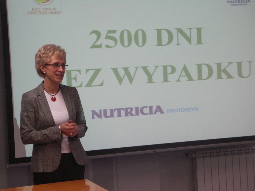 2500 dni bez wypadku - sukcesem wszystkich pracowników w NUTRICIA Krotoszyn