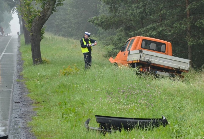 Wypadek w Bytoni na drodze krajowej nr 22. Nie żyje motocyklista [ZDJĘCIA]