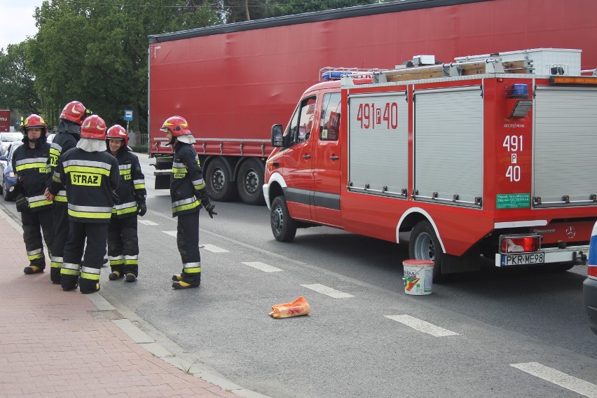 Potrącenie pieszego na ul. Zdunowskiej w Krotoszynie [ZDJĘCIA]