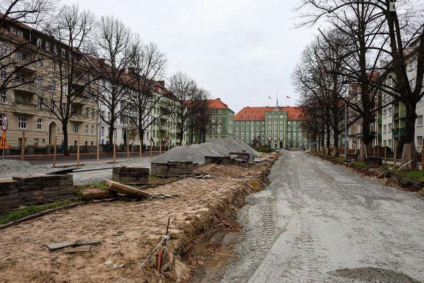 Przebudowa al. Jana Pawła II w Szczecinie - 30.11.2020