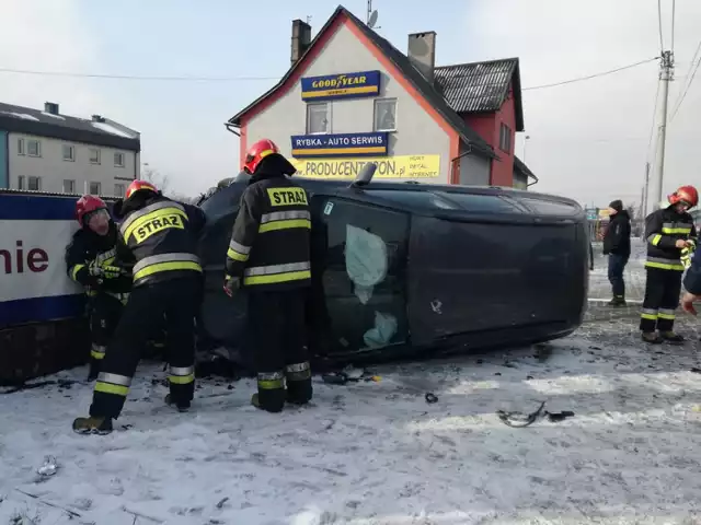 Na Raciborskiej audi zderzyło się ze skodą octavią