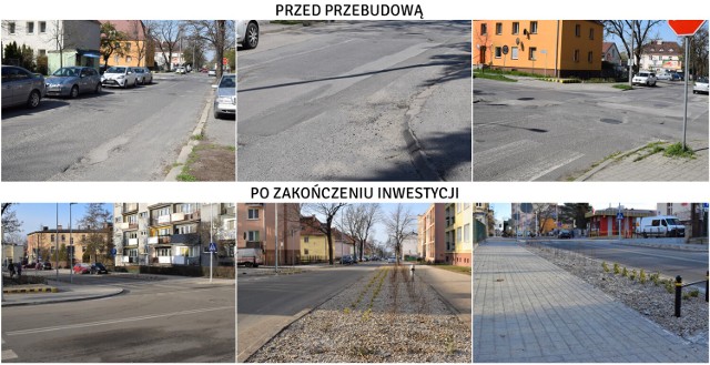 Odcinek ponad 400 metrów ulicy Wawrzyniaka w Inowrocławiu został kompleksowo przebudowany