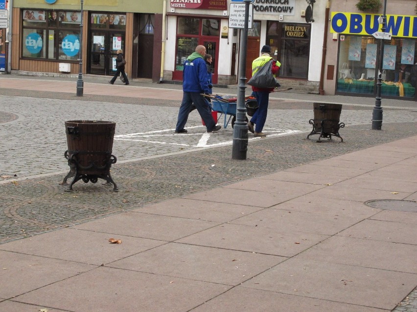 Rynek już bez kwiatów