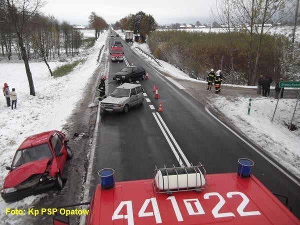 Wypadki na drogach powiatu opatowskiego [zdjęcia]