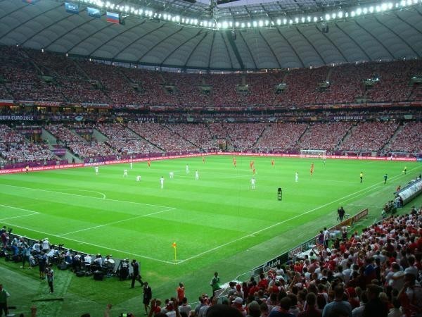 A tak prezentowała się murawa podczas meczów UEFA Euro 2012