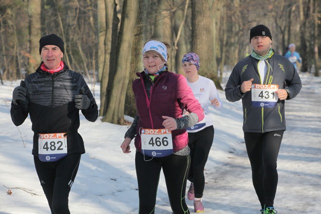 Bieg z cyklu Puchar Maratonu Dbam o Zdrowie w Łodzi, 15 lutego 2015