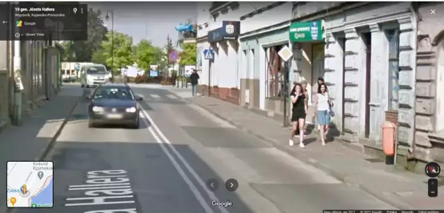 Oto mieszkańcy przyłapani na ulicach Więcborka przez Google Street View