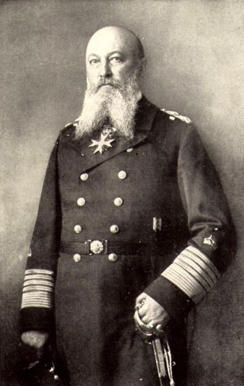 A oto admirał Tirpitz, który urodził się w Kostrzynie