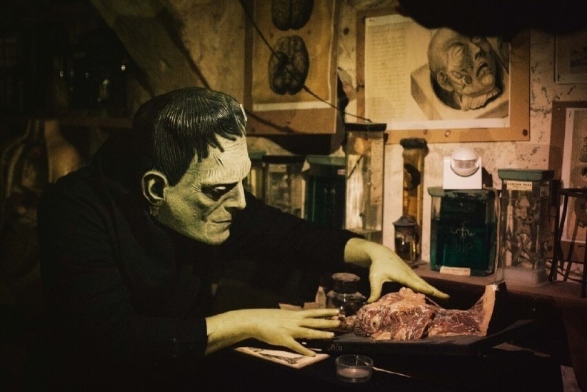 Laboratorium dr Frankensteina znajduje się w Izbie Pamiątek...