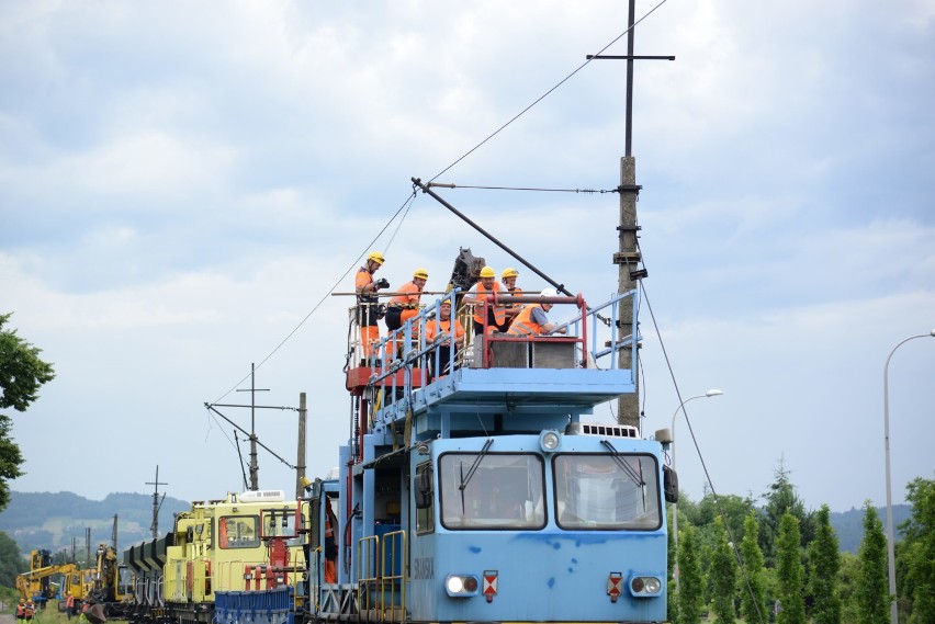 Oficjalne otwarcie remontu kolejowego w Wadowicach