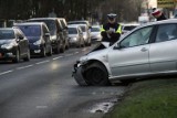 Wypadek na ulicy Rzeczypospolitej w Legnicy [ZDJĘCIA]