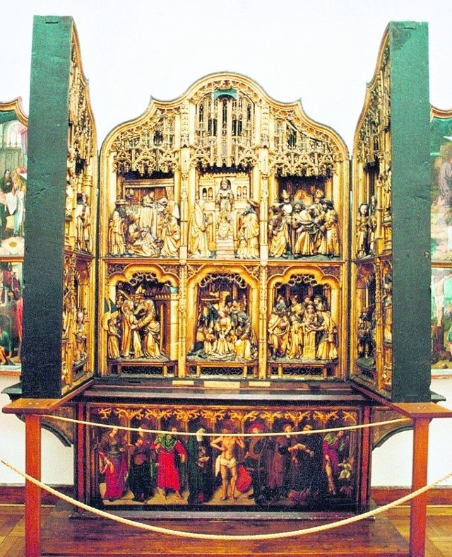 Ołtarz św. Reinholda z bazyliki, dziś w Muzeum Narodowym
