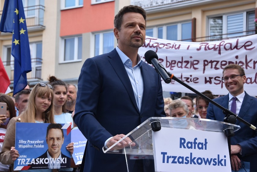 Rafał Trzaskowski w Trzciance