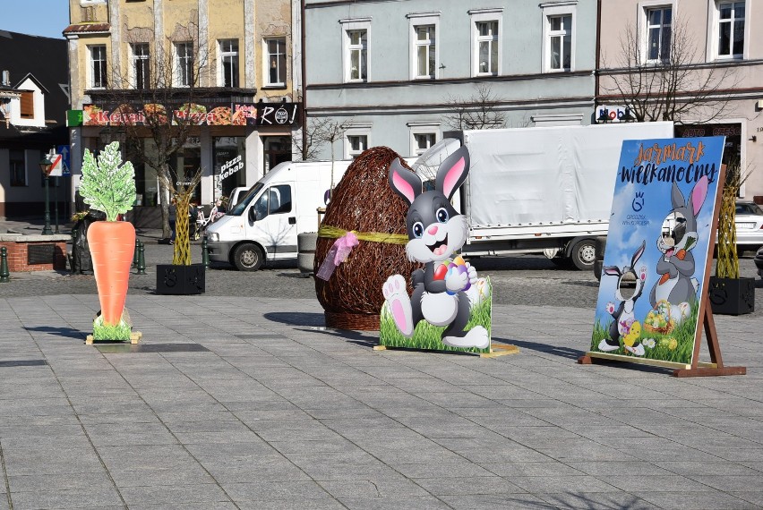 Wielkanocne zające pojawiły się na rynkach w Wielichowie i Grodzisku