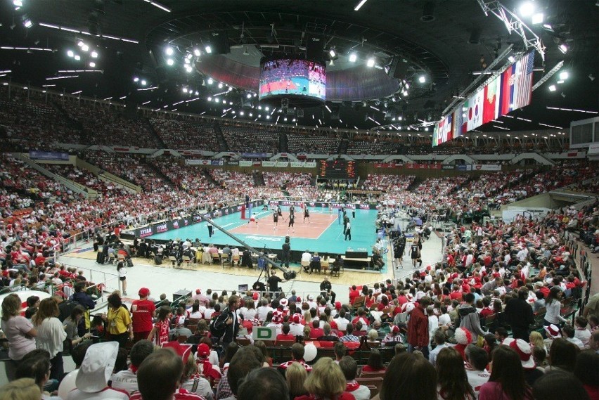 Katowice: Polska - Kanada 3:0 [ZDJĘCIA]  Liga Światowa siatkarzy w Spodku