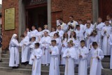 Uroczystość I Komunii Świętej w Parafii Świętej Trójcy w Kościerzynie 15.05.2022 [ZDJĘCIA]