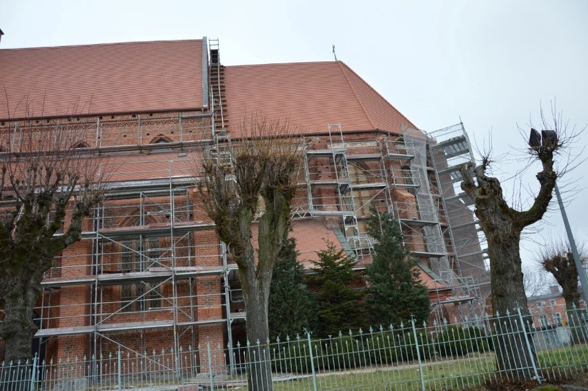 Prace remontowe, świątyni w Sławnie, ruszyły w marcu 2018...