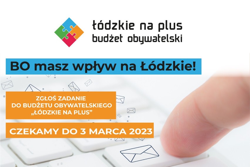 Ruszyła VII edycja wojewódzkiego Budżetu Obywatelskiego "Łódzkie na Plus". Zgłoś pomysł!